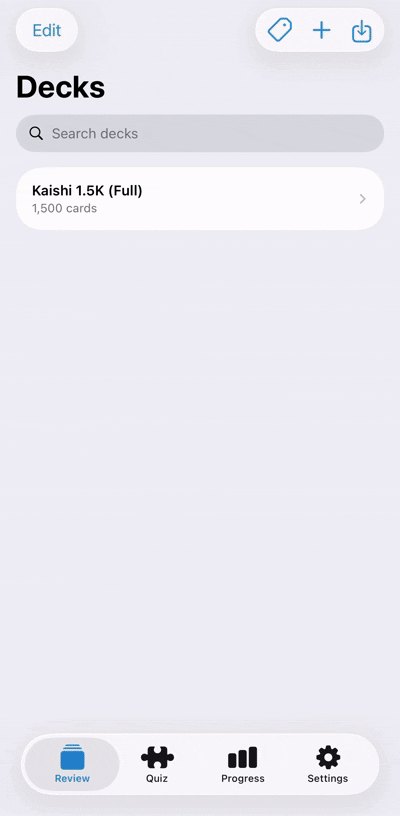 Import Deck Anki